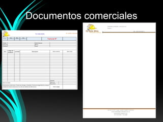 Documentos comerciales
 