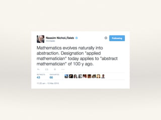 Vít Tuček: Aplikace abstraktní matematiky #blokexpertu