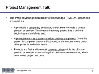 Type/MBTI and Project Management | PPT