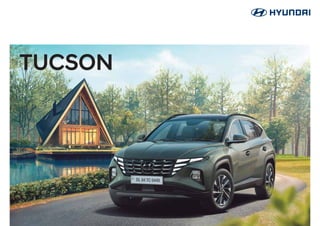 Copyright
©
2022.
Hyundai
Motor
India
Limited.
All
Rights
Reserved.
15
July,
2022
Dealer’s Name & Address
TUCSON
Hyundai Motor India Ltd.
Plot C-11, City Centre, Sector-29, Gurugram (Haryana) - 122 001
Visit us at www.hyundai.co.in or call us at 1800-11-4645 (Toll Free) 098-7356-4645.
For more details,
please consult your Hyundai dealer.
Some of the equipment illustrated or described in this leaflet may not be supplied as standard equipment and may be available
at extra cost. • Hyundai Motor India reserves the right to change specifications, schemes and equipment without prior notice.
• Functionality of Bluelink depends on adequate power supply and uninterrupted network connectivity to infotainment system.
The Bluelink system is designed in such a way that it makes vehicle theft difficult if its circuit and battery connection
is uninterrupted • Hyundai Motor India recommends you to avoid using backcovers for mobiles while charging your phone on
the wireless charger. • Segment is defined by comparable SUVs whose length lies between 4 405-4 630 mm, width between
1 818 -1 969 mm, petrol engine capacity from 1 368 -1 999 cc & diesel engine capacity from 1 956-1 997 cc. Hyundai SmartSense,
the Advanced Driver Assistance System is not a substitute for safe and attentive driving. Its effectiveness depends on various
factors. Availability of Hyundai SmartSense Features may differ by variants • Alexa Amazon Echo device is not a standard
car/ accessory & customer needs to purchase from third party. Actual Echo device may differ from the one shown. Hyundai
Bluelink Amazon skill/Action on Google only works in India and can be interacted in English & Hindi. Alexa Skill / Action on
Google functions only in select Hyundai car(s) and depends on your device compatibility, software and availability of network
and device internet. • The all-new Hyundai TUCSON (Petrol) has lowest average yearly periodic maintenance service cost
of `2 349 for 5 years in Delhi. Source: Cardekho.com. • Complimentary maintenance includes free labour and consumables.
• The colour plates shown may vary slightly from the actual colours due to the limitations of the printing process. Please consult
your dealer for full information and availability on colours and trim. *Terms & conditions apply.
 