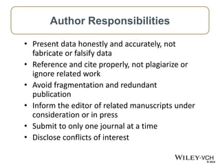 Publishing Scientific Research & How to Write High-Impact Research Papers