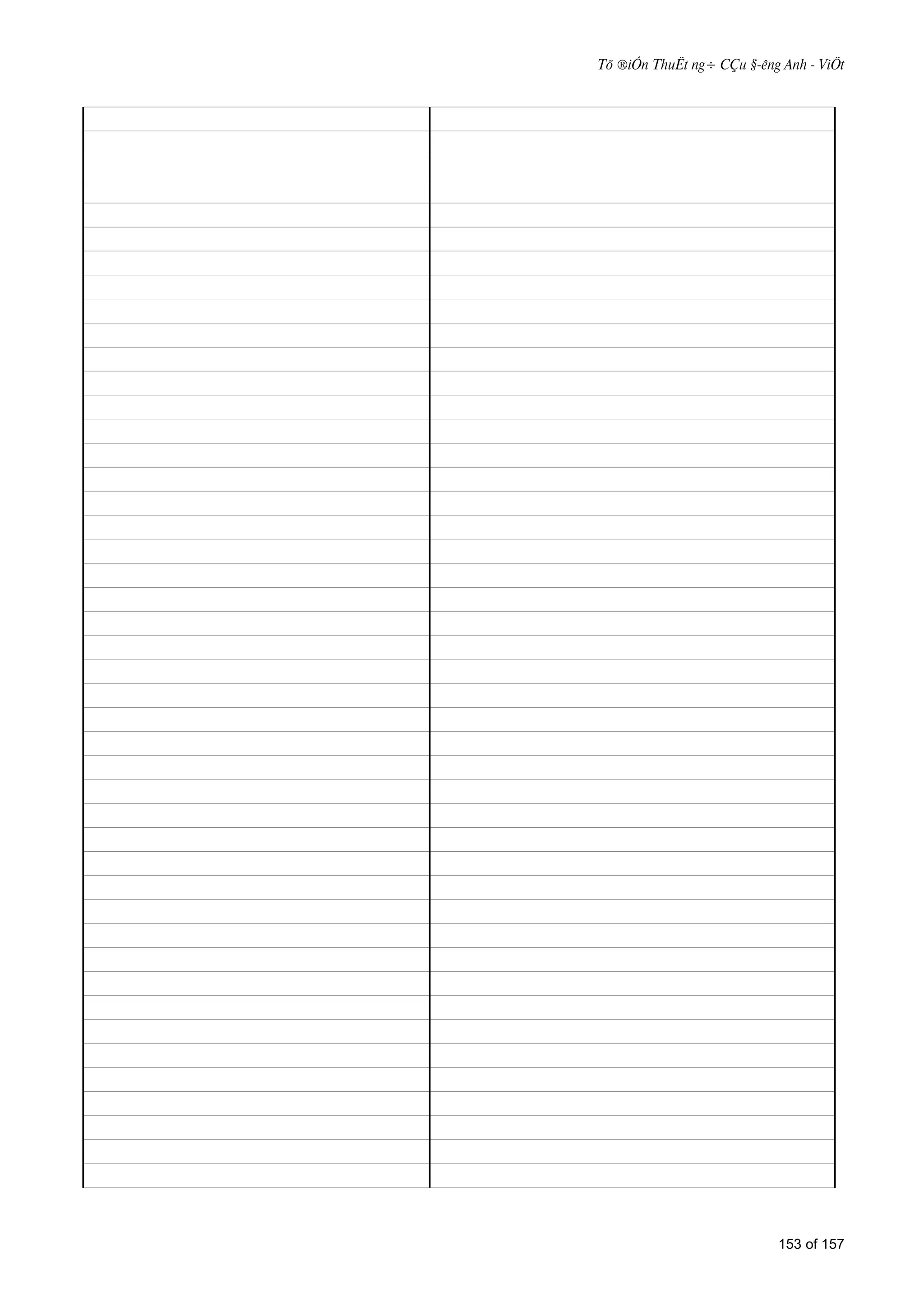 Tõ ®iÓn ThuËt ng÷ CÇu §­êng Anh - ViÖt




                           153 of 157
 