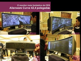 O monitor mais fantástico da CES Alienware Curve 42,4 polegadas 