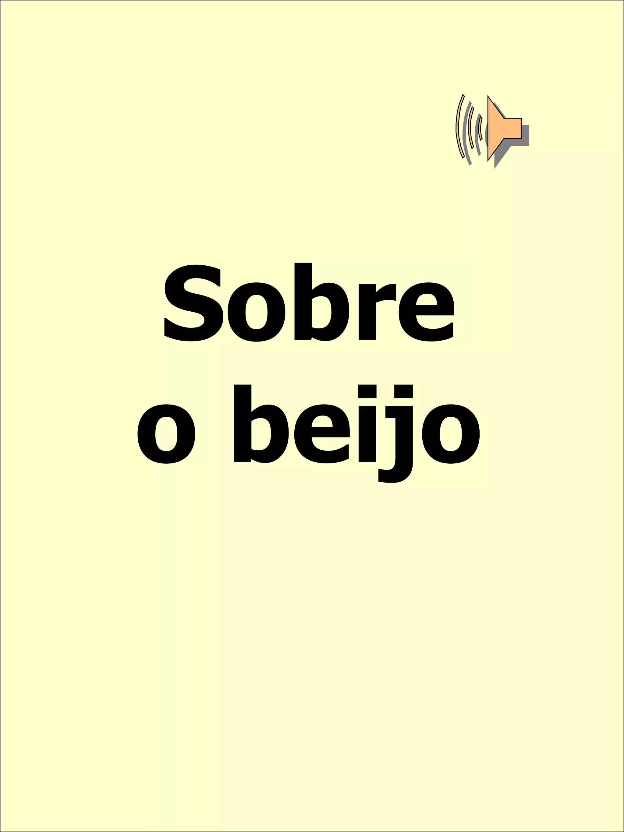 Sobre o beijo