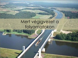 Mert végigvezet a
 folyamatokon
 