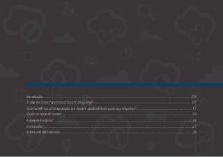 Introdução ..................................................................................................................