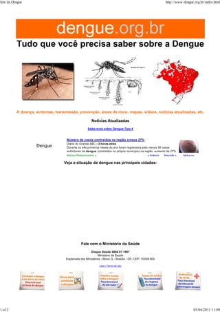 O Que é A Dengue Pdf O Que é A Dengue Pdf