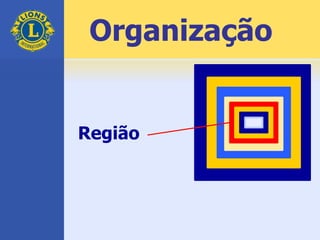 Região
Organização
 