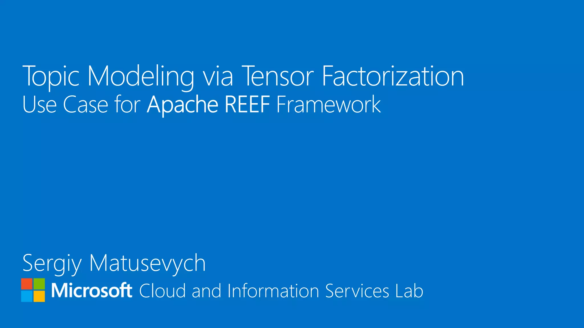 Cloud and Information Services Lab 