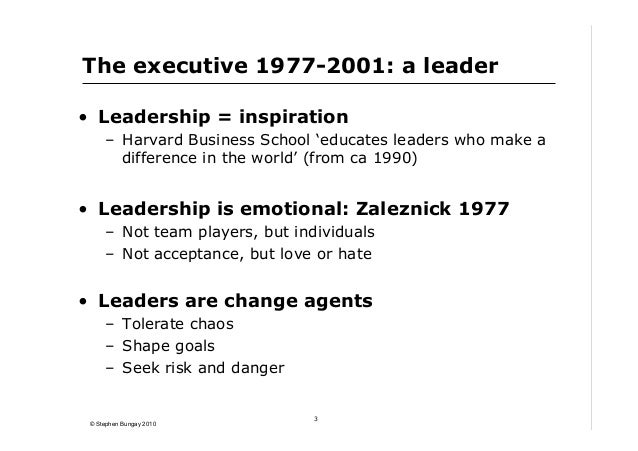 The Executive S Trinity Stephen Bungay Keynote Lkce13