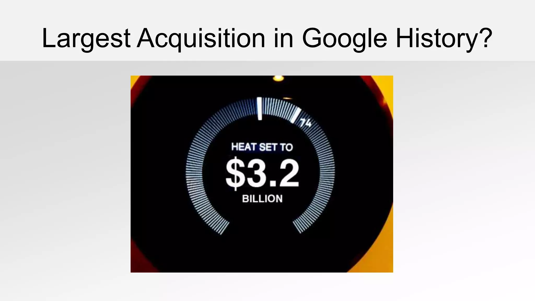 Largest Acquisition in Google History?
 