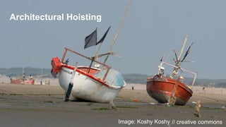 Copyr ight © 2014, SAS Institute Inc. All rights reser ved.
Image: lowjumpingfrog // creative commonsImage: Beverley Goodwin // creative commons
Architectural Hoisting
Image: Koshy Koshy // creative commons
 