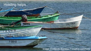 Copyr ight © 2014, SAS Institute Inc. All rights reser ved.
Hoisting helps…
// creative commonsImage: Contando Estrelas
 