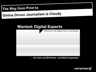 The Journey from Print to to Online Journalism is Cloudy (Cloud Foundry Summit 2014)