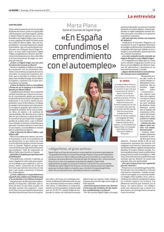 Entrevista Marta Plana La Razón