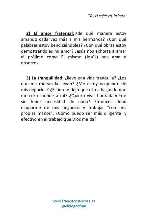 Tu el café, yo la letra