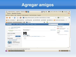 Agregar amigos
 