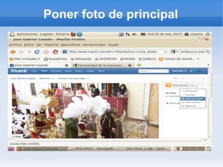 Poner foto de principal
 