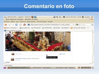 Comentario en foto
 