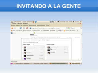 INVITANDO A LA GENTE
 