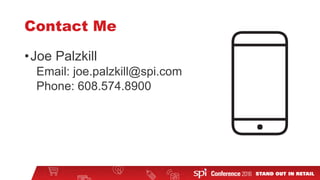 Contact Me
•Joe Palzkill
Email: joe.palzkill@spi.com
Phone: 608.574.8900
 
