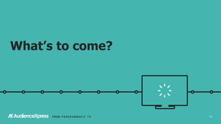 11
What’s to come?
 