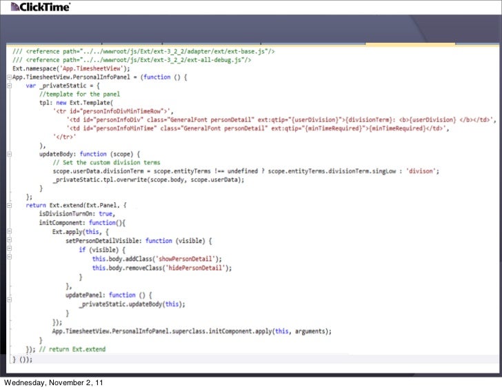 Community Code ClickTime