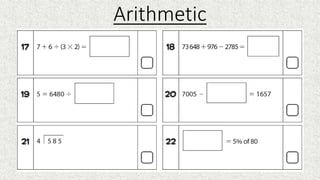 Arithmetic
 