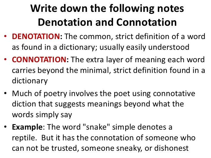 What is denotation picture