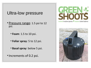 Precision Herbicide Spray and Foam | PPT