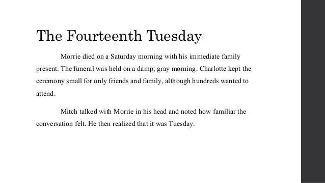 Tuesdays With Morrie (Book Review)