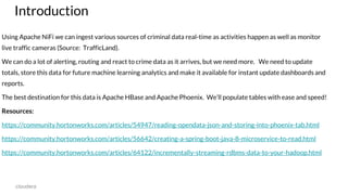 Tracking Crime as It Occurs with Apache Phoenix, Apache HBase and Apache NiFi