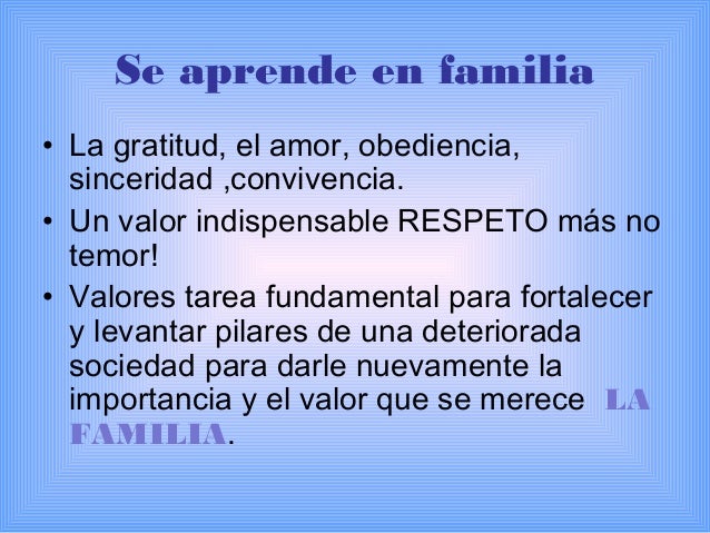 Resultado de imagen para amor y gratitud en la familia