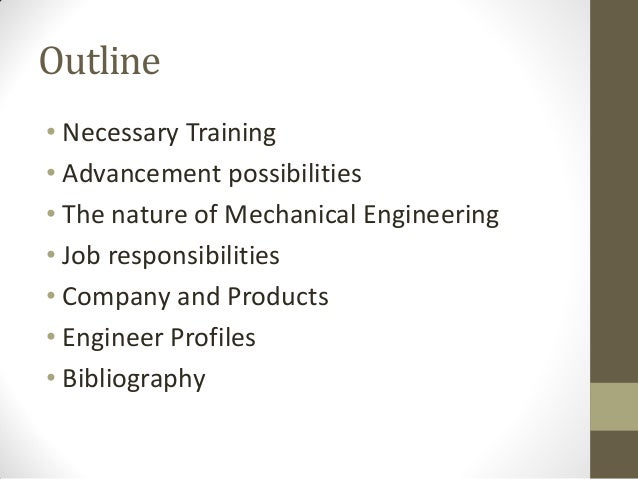 responsibilities of mechanical engineer