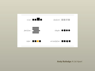 Andy Rutledge A List Apart
 