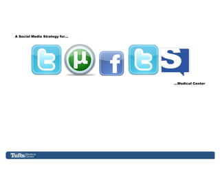 A Social Media Strategy for…




                               …Medical Center
 