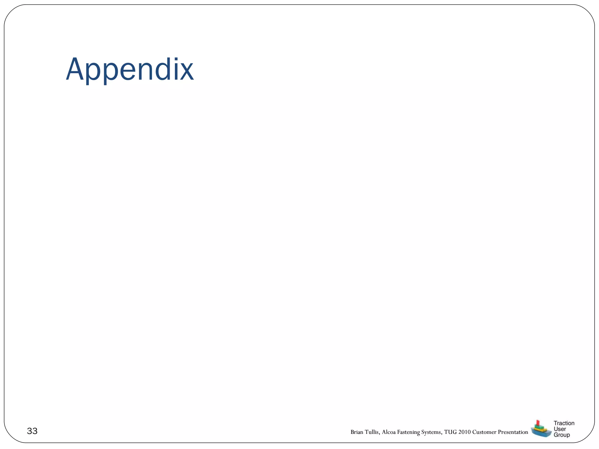 Appendix 