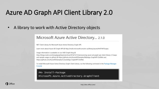 Developing Apps With Azure Ad