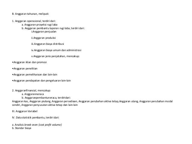 Tugas Anggaran Komprehensif Arki Rusmana 0211 U276