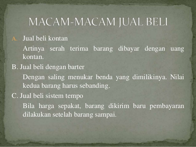Jual beli forex dalam islam