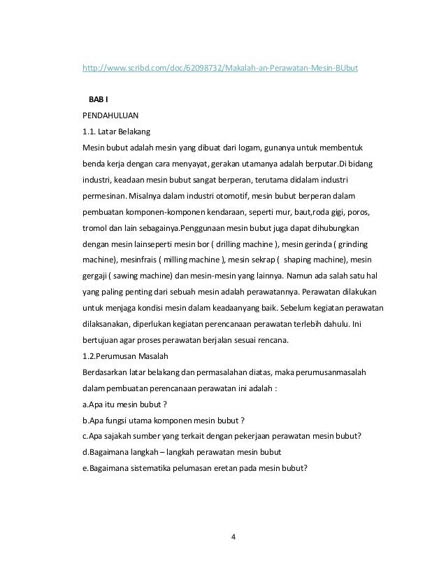 Tugas kelompokmakalahmesinbubut