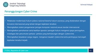 Cyberlaw di Indonesia