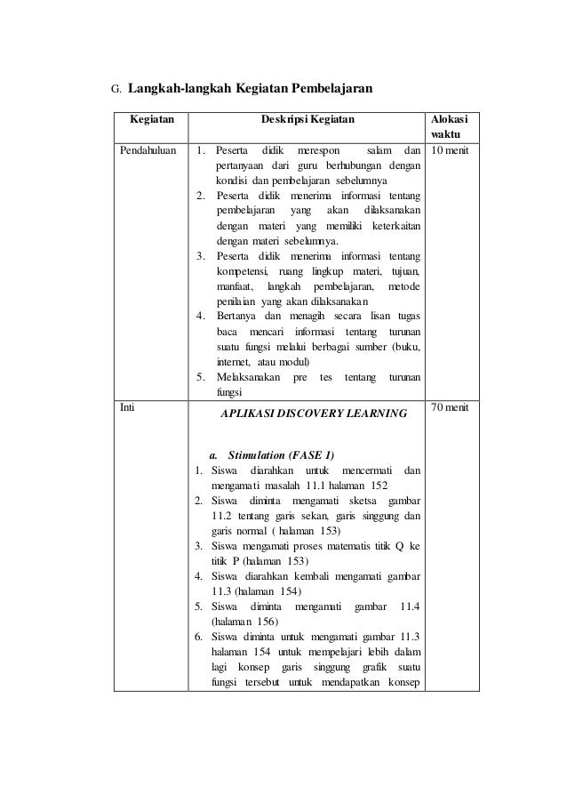 langkah langkah pembelajaran discovery learning RENCANA PELAKSANAAN PEMBELAJARAN RPP SMA SMP KURIKULUM 2020 langkah langkah pembelajaran discovery learning RENCANA PELAKSANAAN PEMBELAJARAN RPP SMA SMP KURIKULUM 2020
