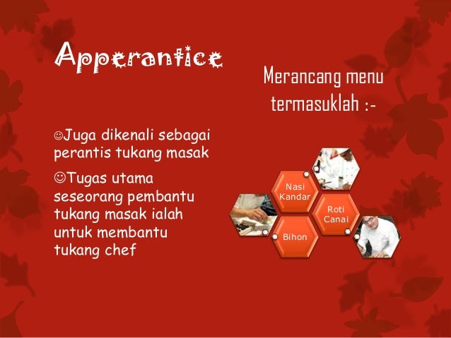 Tugas Tugas Staf Dapur