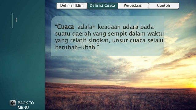 Iklim : Definisi, Klasifikasi, Kegiatan dan Penanggulangan Perubahan