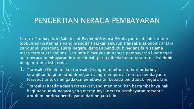Tugas 12 Ppt Neraca Pembayaran