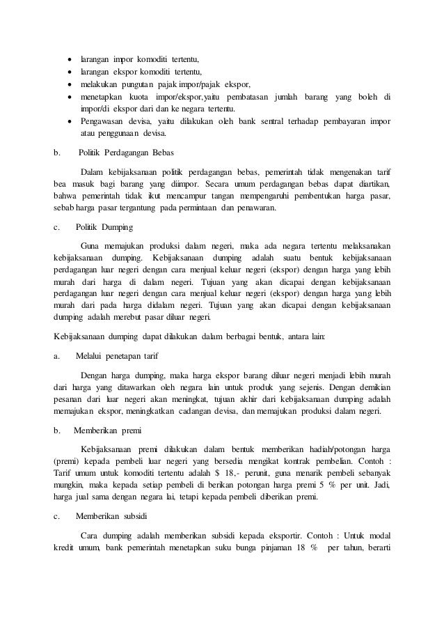 Tugas 1 Ekonomi Internasional