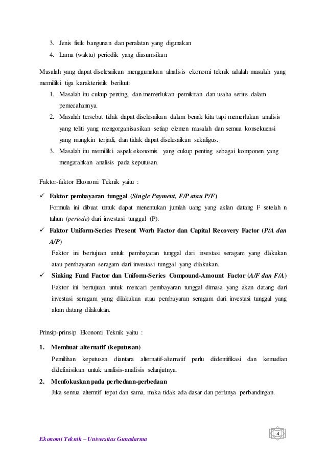 Jurnal Permasalahan Ekonomi Teknik