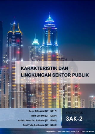 Bab 1 ASP : Karakteristik dan Lingkungan Sektor Publik | PDF