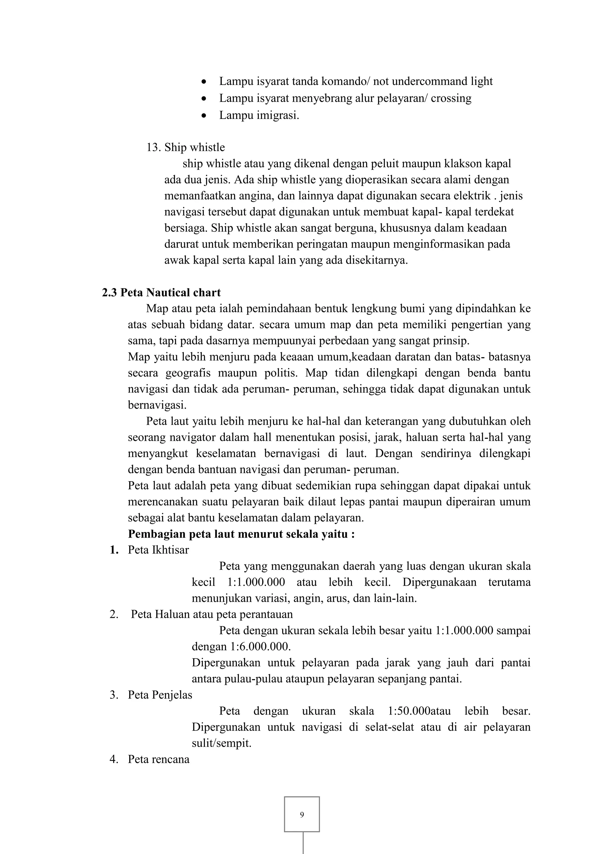 Makalah Kenautikaan - Sistem Navigasi dan Peta Nautical Chart (By ...